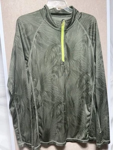 Camisa verde Tommy Bahama Island Active 1/4 cremallera para hombre talla xL - Imagen 1 de 6