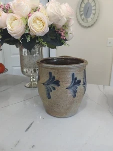 IMPRESIONANTE antiguo gres esmaltado con sal ATT? REMMEY? Vaso Philadelphia PA" - Imagen 1 de 12