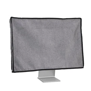 Leinen Hülle für 24-26" Monitor Schutzhülle Staubschutz Bildschirm Computer - Bild 1 von 8