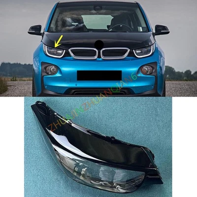 Lente de faro lateral derecho carcasa transparente + pegamento sellador para BMW i3 2014-2021 Foto 1 de 4