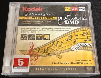 Kodak DVD Digital Mastering Disc 5 Stück NEU - Bild 1 von 2