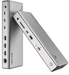 WAVLINK Thunderbolt 3/4 Docking Station 8K 4K Display Multi-port Hub w/Charging - Picture 1 of 9