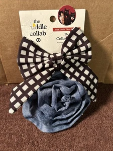the cuddle collab Pet Collar Slides Patterned Bows New - Picture 1 of 3