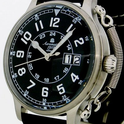 BIG-DATE Habicht German RETRO AVIATOR Feather Crown protection A1290 - Image 1 of 4