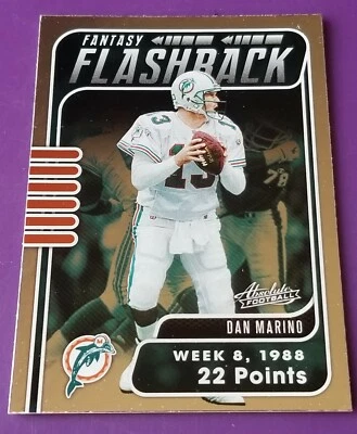 2020 Absolute Dan Marino Fantasy Flashback #FF-DM Dolphins - Image 1 of 2