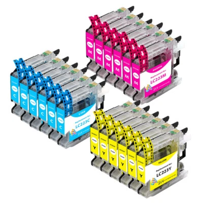 XXL LC-223 Druckerpatronen kompatibel für Brother LC223 MFC-J480DW MFC-J5320DW - Bild 1 von 4