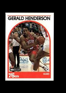 Gerald Henderson 1989-90 Hoops Basketball #208 Philadelphia 76ers