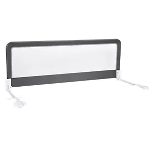 59’’ Breathable Baby Children Toddlers Bed Rail Guard Safety Swing Down Gray - Picture 1 of 10