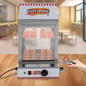 40L 1200W Hot Dog Maker Hot Dog Grill Hotdog Rollen Grill Edelstahl Rollen 220V - Bild 1 von 17