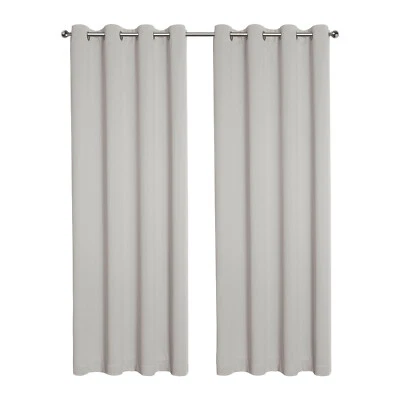 2 Pc Blackout Grommet Thermal Window Curtain Panels - Assorted Colors & Sizes - Image 1 of 4