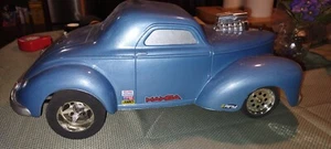 Vintage 1/10 Scale Bolink Drag Car Roller 41 Willies Chrome Wheels.Good Shelf - Picture 1 of 15