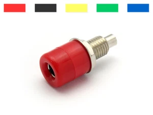 Prese da incasso, boccole a banana, 4 mm, colore a scelta - Foto 1 di 9
