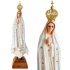 Madonna Fatima Portugal Jungfrau Maria Statue Figur Unsere Dame Muttergottes 42 - Bild 1 von 6
