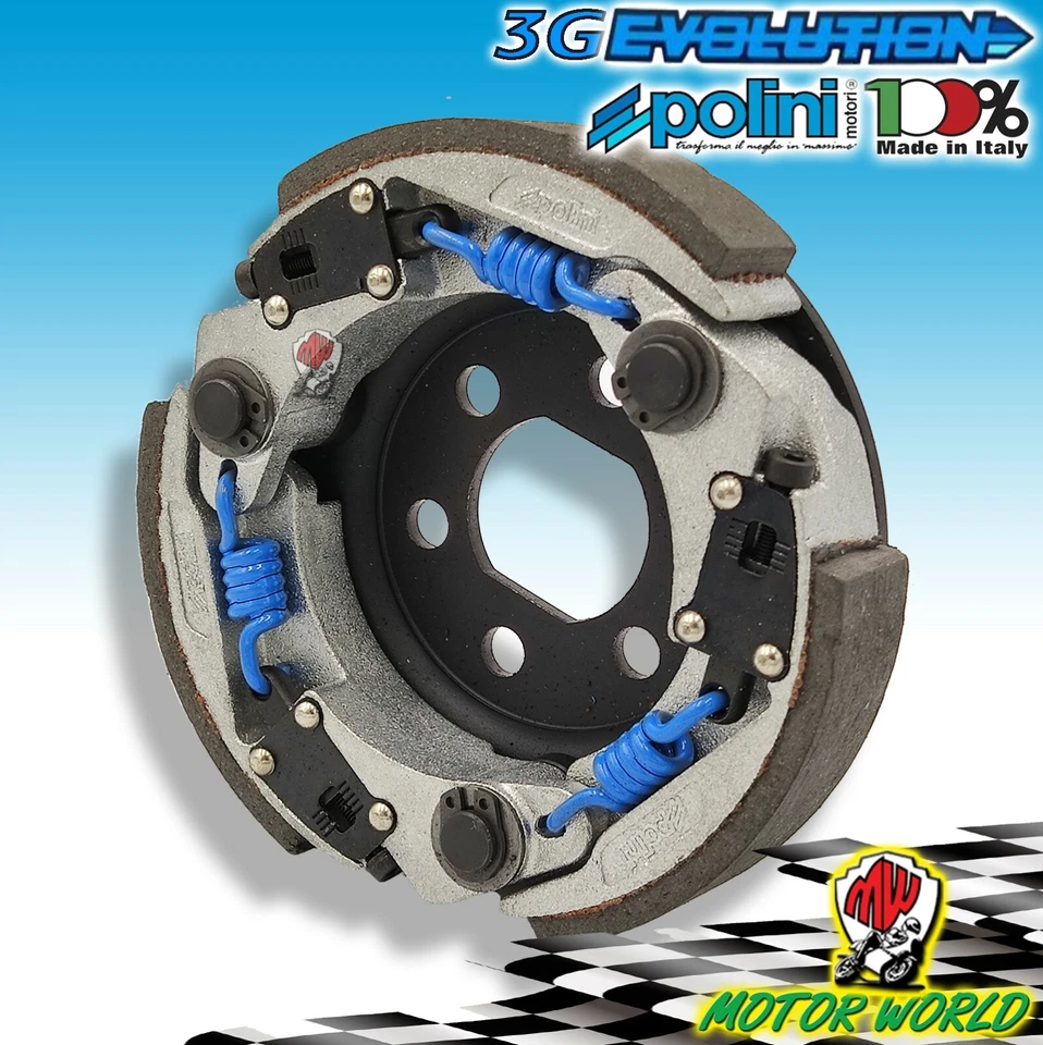 FRIZIONE POLINI 3G EVOLUTION D.107 PIAGGIO 50 MC2 NRG MC3 H2O NTT QUARTZ SFERA - Imagen 1 de 1