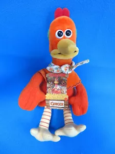 GINGER 🐔 THE ORGANISER plush beanie CHICKEN RUN soft toy AARDMAN vintage 1999 - Picture 1 of 7
