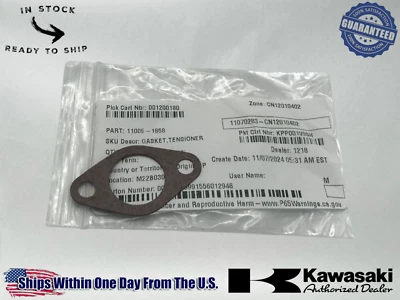 AJUSTADOR DE CADENA TENSOR ÁRBOL DE LEVAS KAWASAKI OEM 87-12 I 11009-1858 1 Foto 1 de 4