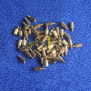50x New Male Female PCB Thread Brass Pillars Standoff Spacers Set M2x3mm+3mm - Picture 1 of 1