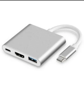 USB-C Type C HDMI Adapter Cable Converter Hub for Macbook Android Phone HDTV TV - Photo 1 sur 6