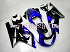 Blue Black Silver ABS Injection Fairing Kit Fit for 2001 - 2003 GSXR600 GSXR750