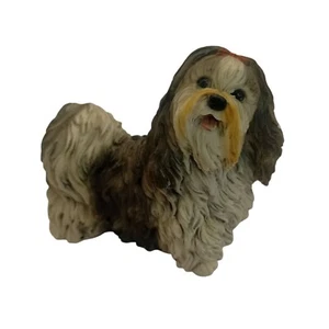 Vintage 1990 Italy Castagna Dog Figurine Shih Tzu Puppy Statue Decor House Wares - Picture 1 of 16