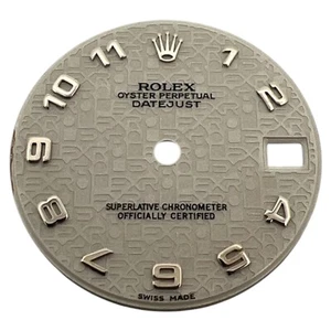 Rolex Oyster Datejust genuino 31 mm esfera de aniversario árabe marfil y acero 78274 - Imagen 1 de 4
