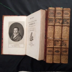 Writings Of François-guillaume-jean-stanislas Andrieux 5 Leaping, 4 Tomes 1818 - Picture 1 of 12
