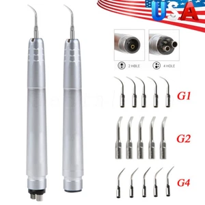 Dental Ultrasonic Air Perio Scaler Handpiece Hygienist 2H/4H Dental Scaler Tips - Picture 1 of 39