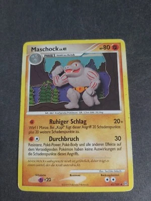 Pokemon Maschock 41/100 Sturmtief Deutsch Uncommon 2009 TCG Sammelkarte - Bild 1 von 2