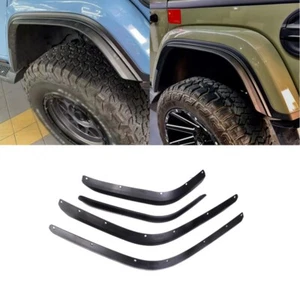 4x Front Rear Fender Flares Extensions for Jeep Wrangler JL 2018+ fit Low Fender - Foto 1 di 12