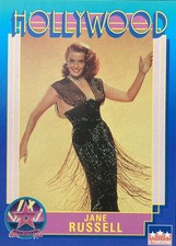 1991 Jane Russell Starline HOLLYWOOD Walk Of Fame Trading Card