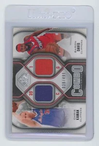 2009-10 SP Game-Used Combo Materials Chris Kaman/Baron Davis 38/499 Basketball - Picture 1 of 2