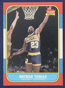 1986-87 Fleer #113 Wayman Tisdale RC NMMT to MINT - Picture 1 of 2