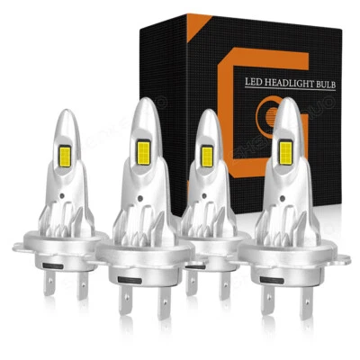 KIT de faros LED combinados bombillas haz alto bajo 6000 k para Jaguar XJ8 H7 2004-2008 Foto 1 de 4