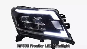 Factory Direct 12V LED Car Headlight Assembly Fit 2014 -2022 Nissan Navara NP300 - Picture 1 of 7