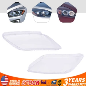1 Pair Headlight Lens Cover Lampshade Clear For 2007-2012 Mazda CX-7 Left+Right - Picture 1 of 13