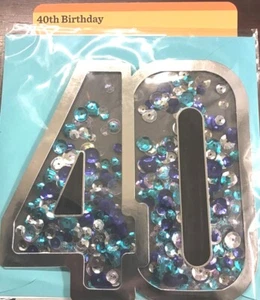 40th BIRTHDAY Card. Age 40 Birthday for FRIEND or FAMILY 18 Choices 40-1 - Picture 1 of 50