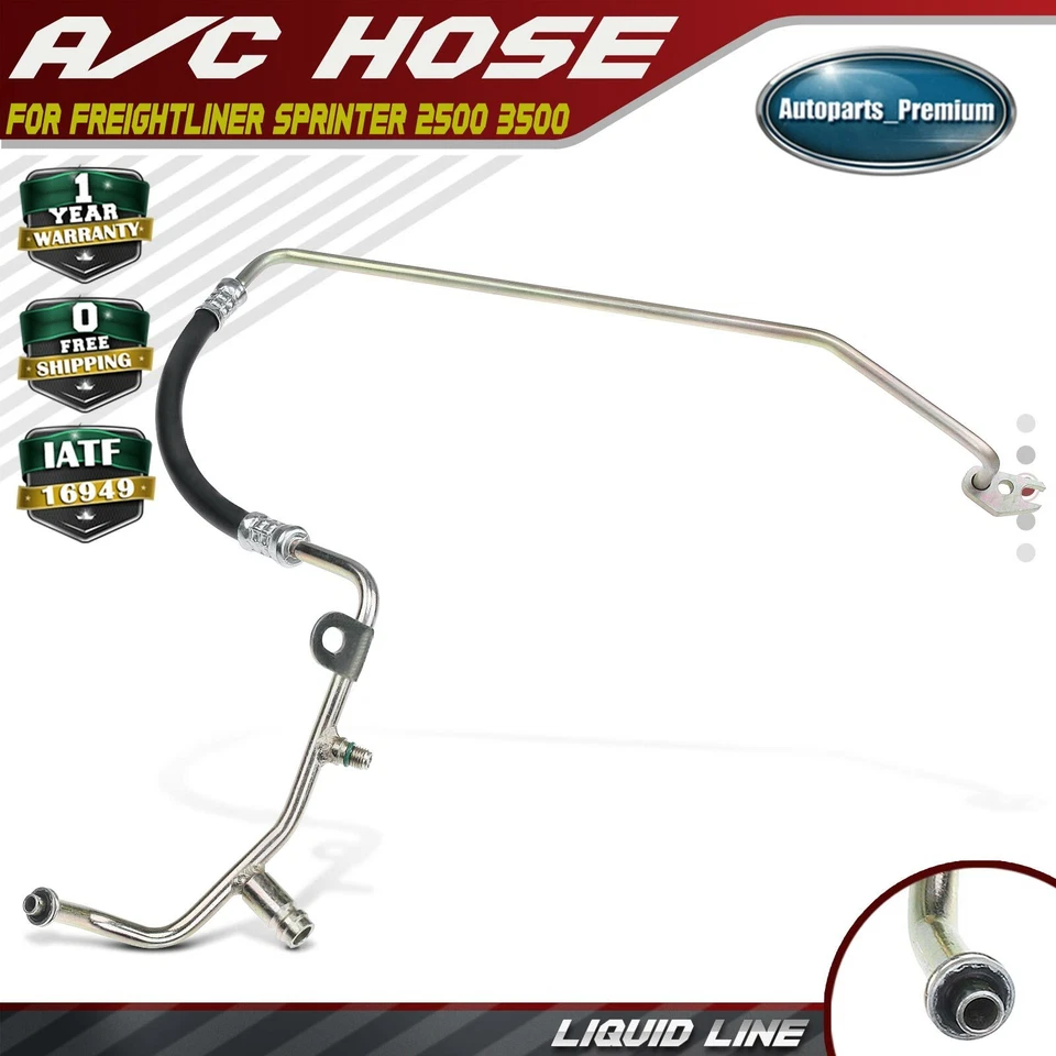 Línea de líquido de manguera de aire acondicionado para Freightliner Sprinter 2500 Sprinter 3500 2002 2003-2018 Foto 1 de 4