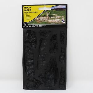 Woodland Scenics C1230 Outcropping Rock Mold Scenery Landscape for Train Layouts