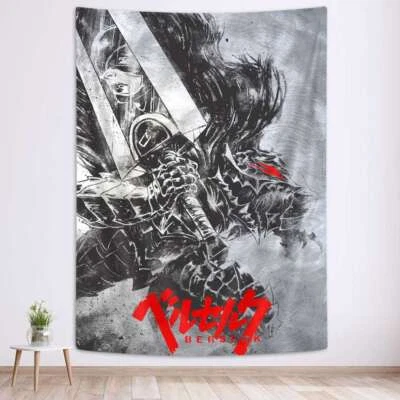MARKENLOS Griffith Guts anime Berserk poster XXL arazzo arazzo arazzo carta da parati fotografica