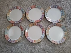 Platos de cena Corelle Mirage vintage de 10 1/4" (juego de 6) hechos en EE. UU. - Imagen 1 de 7