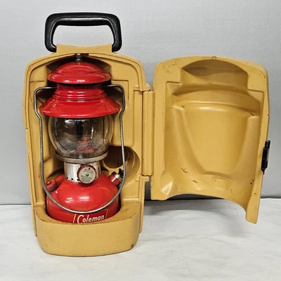 Винтажный 1959 COLEMAN модель 200A один мантийный фонарь с чехлом - Изображение 1 из 4