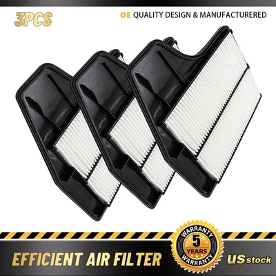 3x Filtro de aire del motor para Nissan Altima 2013 2014 2015 2016 2017 2018 L4 2,5 L Foto 1 de 4