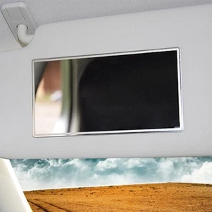 Auto Stainless Steel Cosmetic Makaup Mirror Car Decorative Mirror For Sun Visor - Picture 1 of 12