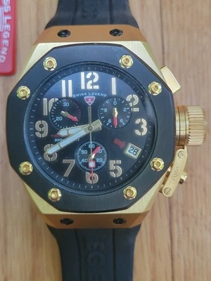 Swiss Legend Steel Trimix Men Diver Chronograph Watch  - Image 1 of 4