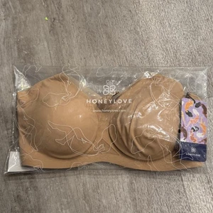 Honeylove BH Damen Medium Sand Liftwear Crossover Kabellos Trägerlos Nude - Bild 1 von 4