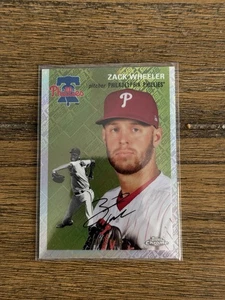 2023 Topps cromo platino aniversario - Zack Wheeler #379 Topps refractor/499 - Imagen 1 de 2