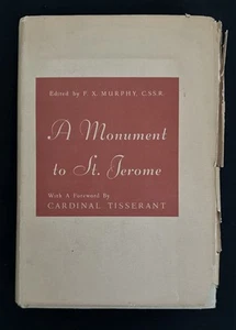Monument To St Jerome Anthology Murphy Editor Sheed & Ward 1952 1st Ed Hardcover - Picture 1 of 17