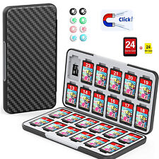 Magnetic Game Card Soft Case Holder Cartridge Storage Box Nintendo Switch 24 IN1