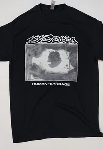 Dystopia Crust Punk Sludge Metal Band Black T-shirt Hand Pulled Silkscreen Print - Bild 1 von 1