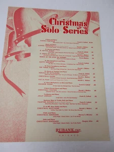 Harold L Walters Noel Serenade Based on French Carols Oboe and Piano Sheet Music - Picture 1 of 4